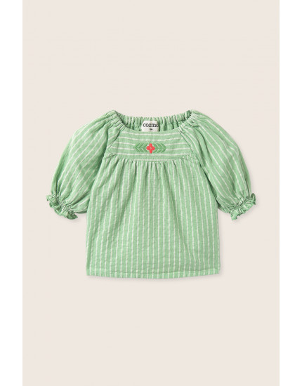 Блуза Striped Baby Green Amapola