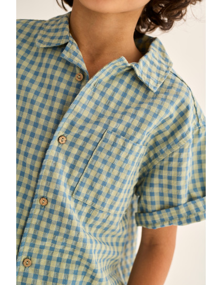 Сорочка Gingham Blue Jay 5
