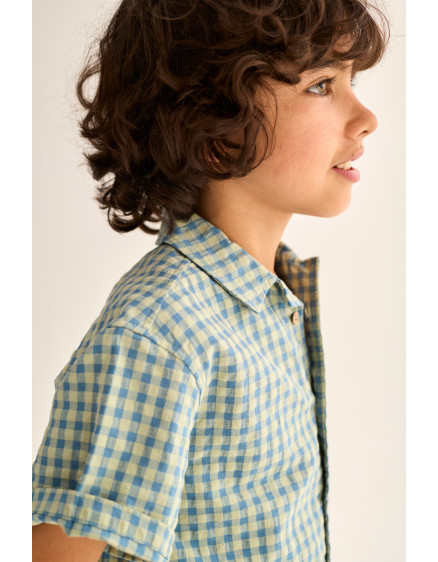 Сорочка Gingham Blue Jay 3