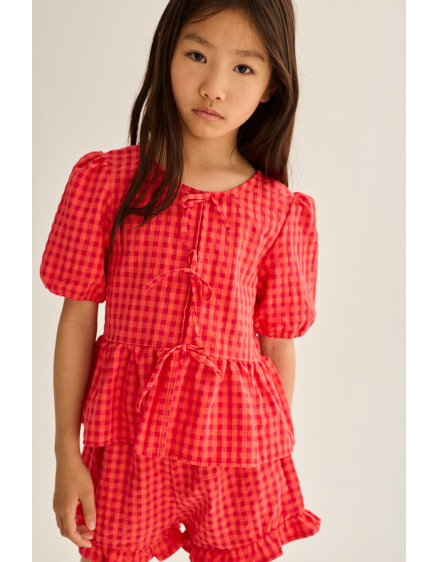 Блуза Gingham Tomato Joy 5