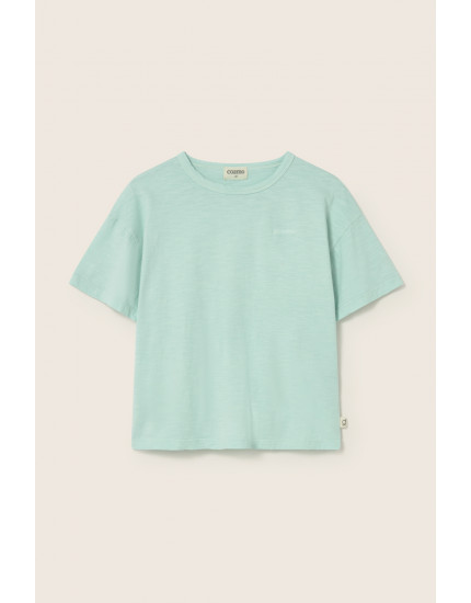 Soft Slub T-shirt Aqua Basic