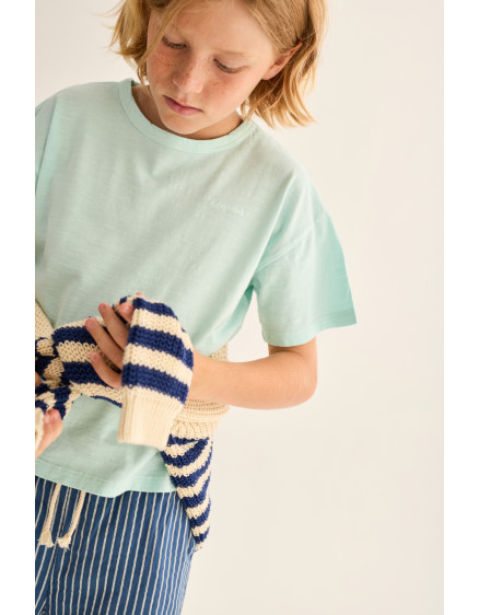 Soft Slub T-shirt Aqua Basic 2