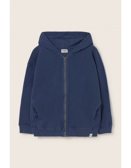 Soft Fleece Hoodie Navy Soren
