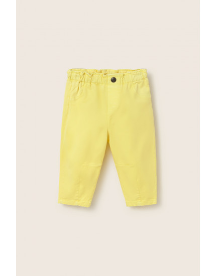 Twill Baby Pants Yellow Atena