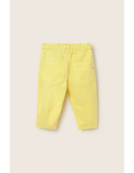 Twill Baby Pants Yellow Atena 2