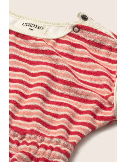 Ромпер Striped Baby Pink Tomato 4