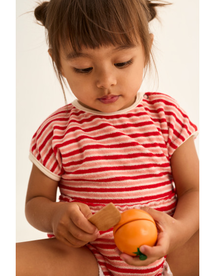 Ромпер Striped Baby Pink Tomato 3