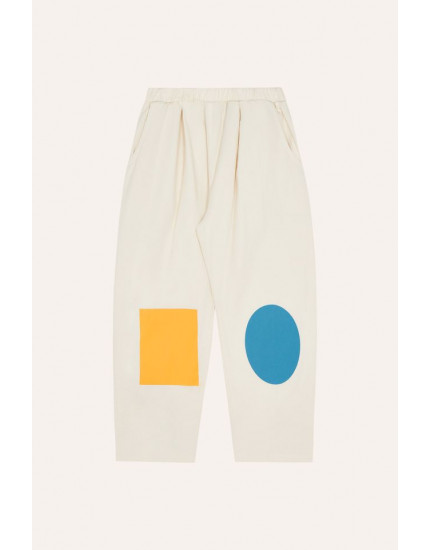 Штани Bicolor Patch Ecru