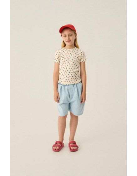 Light Blue Denim Shorts 3