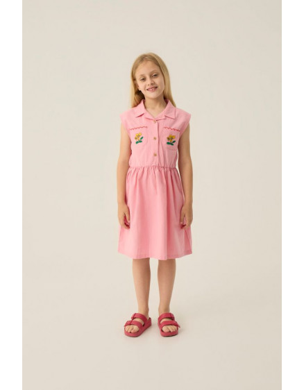 Flowers Pink Dress 3