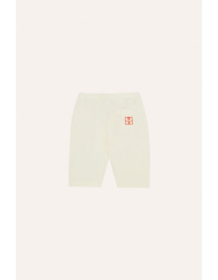 Bicolor Patches Ecru Baby Trousers 2