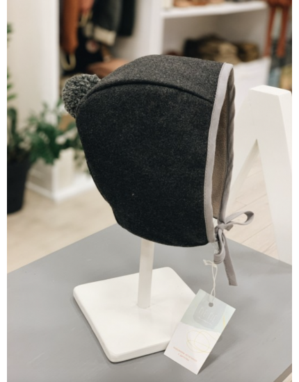 Шапочка вовна сіра Pie Pie Kids 1-2P