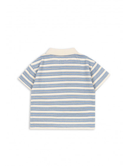 Spotty Polo Stripe Ciel 6
