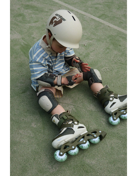 Spotty Polo Stripe Ciel 2