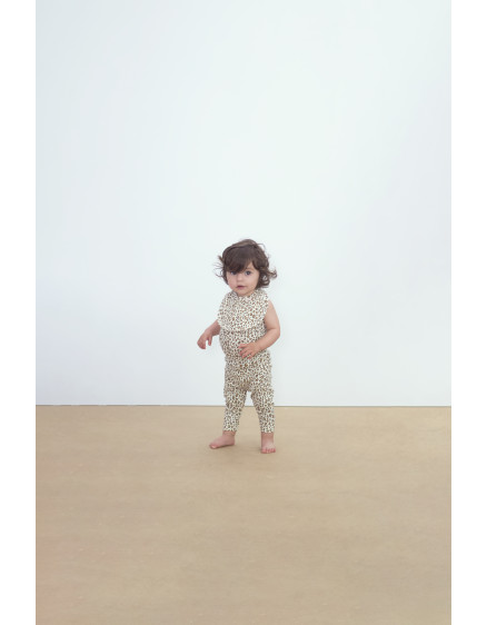 Слюнявчик Animal Print Light Cream 2