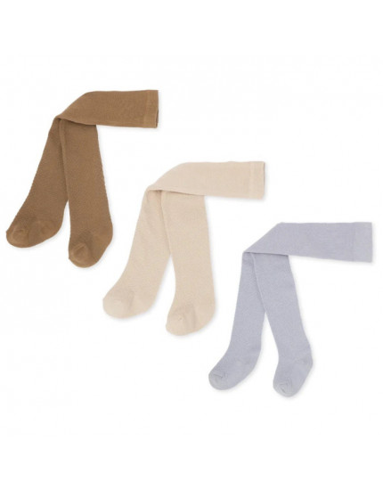 3 x Колготи ажурні Tigers eye/sand/pearl blue