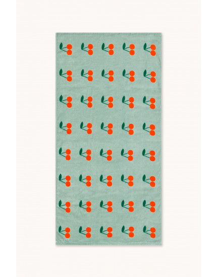 Пляжний рушник Cherries Washed Emerald