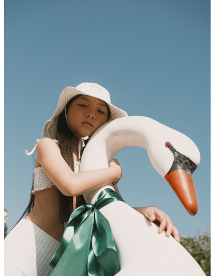 Панама Stripes Light Cyan 2