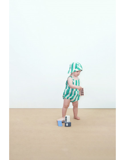 Stripes Bucket Hat Emerald 4