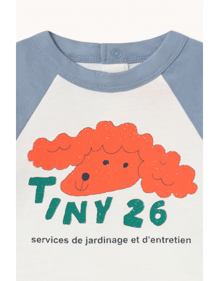 Red Dog Graphic Baby Tee Off-White 2