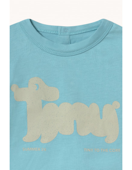 Футболка Tiny Dog Baby Cyan 2