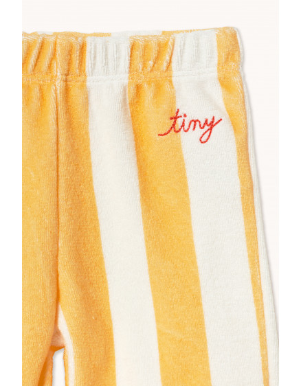 Stripes Towel Baby Sweatpant Soft Yellow 2