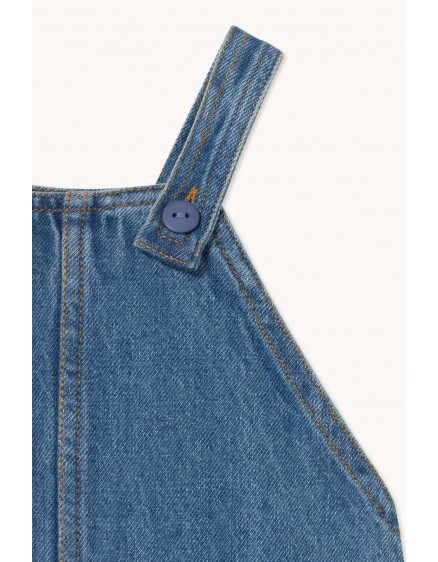 Tiny Dungaree Baby Wash Denim 3