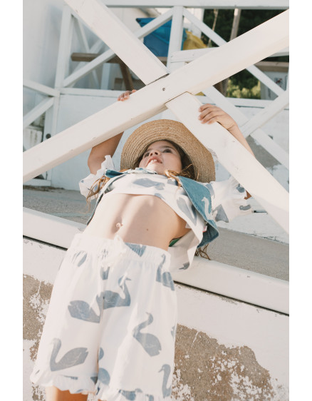 Шорти Big Swans White 2