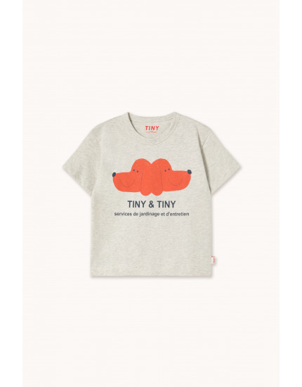 Tiny&Tiny Tee Cream Heather