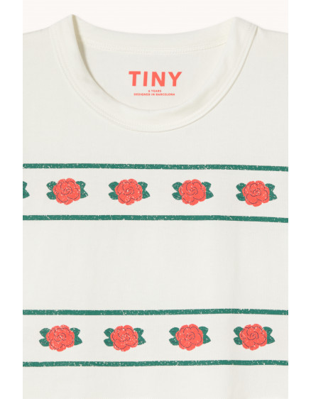Roses Crop Tee Off-White 4