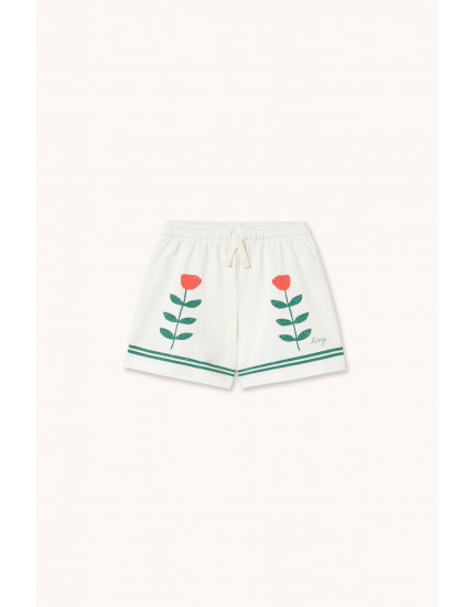 Red Roses Shorts Off-White 12Y