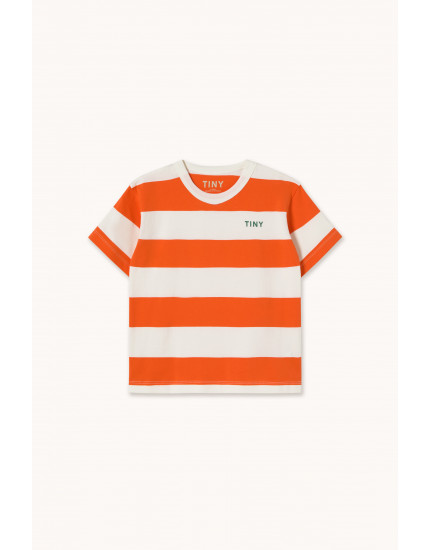 Stripes Knit Tee Summer Red 12Y