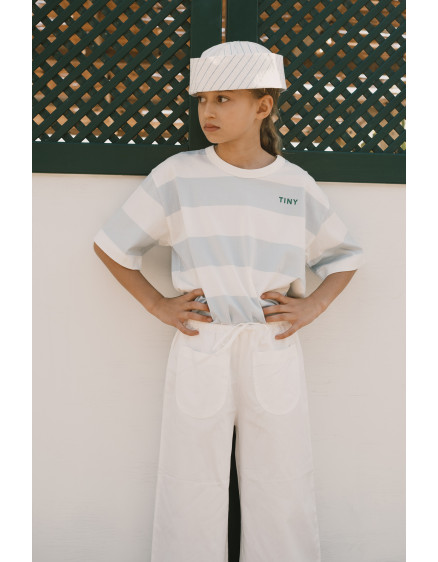 Stripes Knit Tee Washed Blue 2