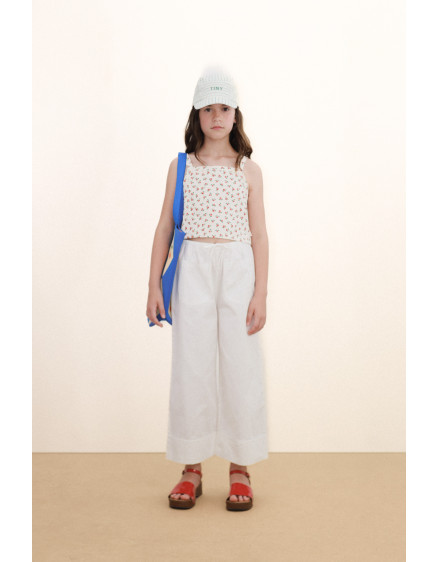 Tiny Roses Rib Top Off-White 3