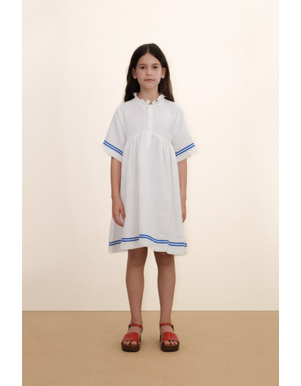 Сукня Stripes Frilled Off-White 2