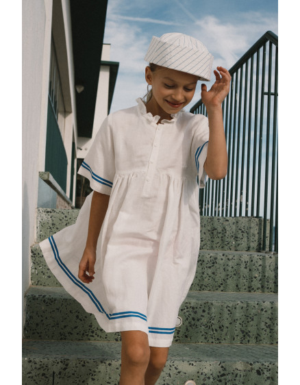 Сукня Stripes Frilled Off-White 5