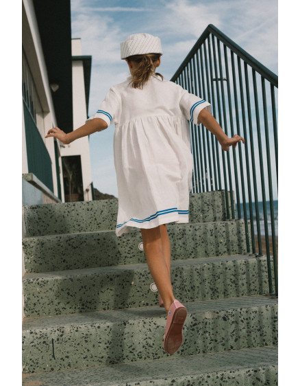 Сукня Stripes Frilled Off-White 4