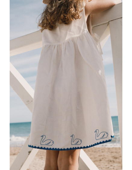 Сукня Swans Bow Off-White 5