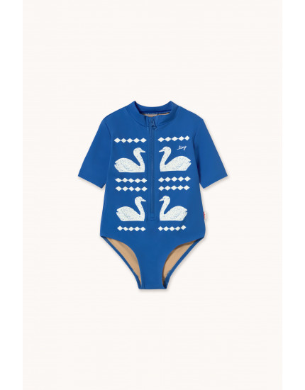 Swans Swimsuit Blue