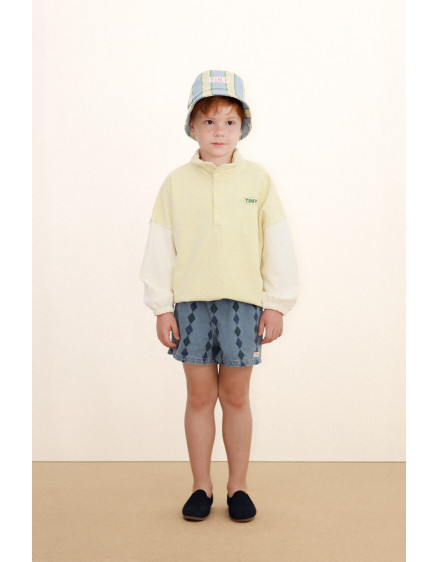 Diamonds Shorts Light Wash Denim 3