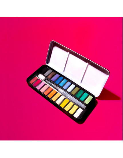 Набір акварельних фарб 24