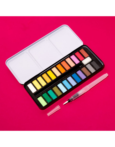 Набір акварельних фарб 24 4