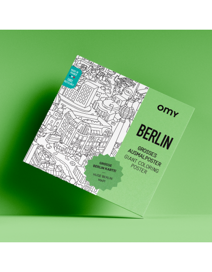 Постер-розмальовка Berlin Giant