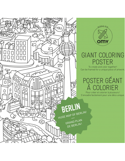 Постер-розмальовка Berlin Giant 4