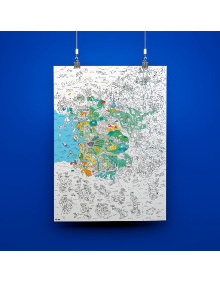 Постер-розмальовка France Giant 4