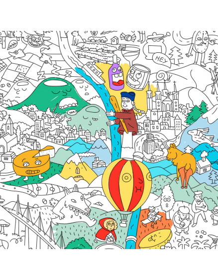 Постер-розмальовка France Giant 3