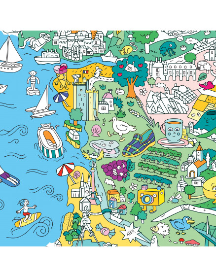 Постер-розмальовка France Giant 2