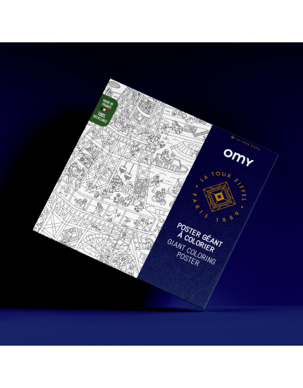 Постер-розмальовка Eiffel Tower Giant