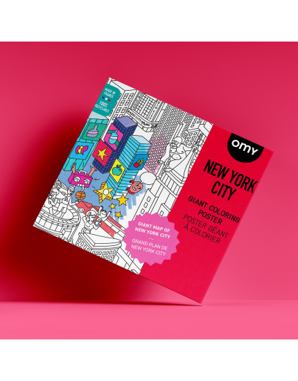 Постер-розмальовка New York Giant