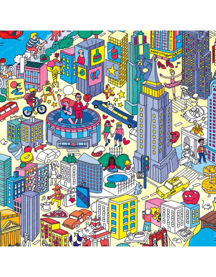 Постер-розмальовка New York Giant 4